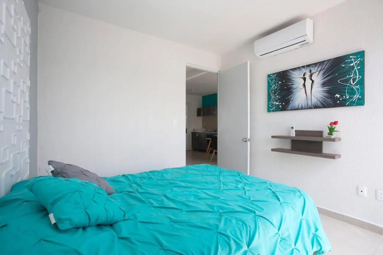 Apartmán Apartamento Gema Turquesa En Privada Con Seguridad Y Familiar Playa del Carmen