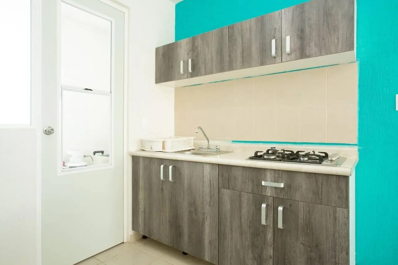 Apartmán Apartamento Gema Turquesa En Privada Con Seguridad Y Familiar Playa del Carmen