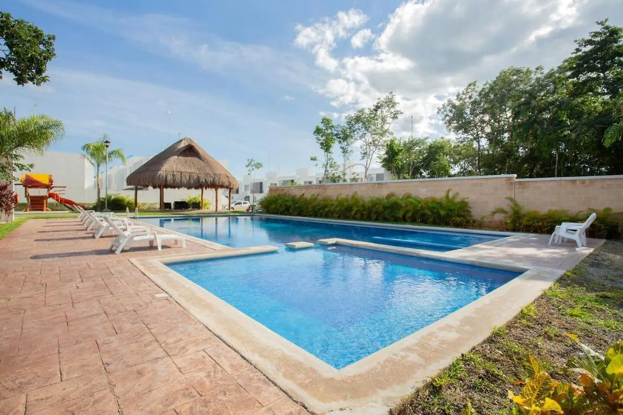 Apartmán Apartamento Gema Turquesa En Privada Con Seguridad Y Familiar Playa del Carmen