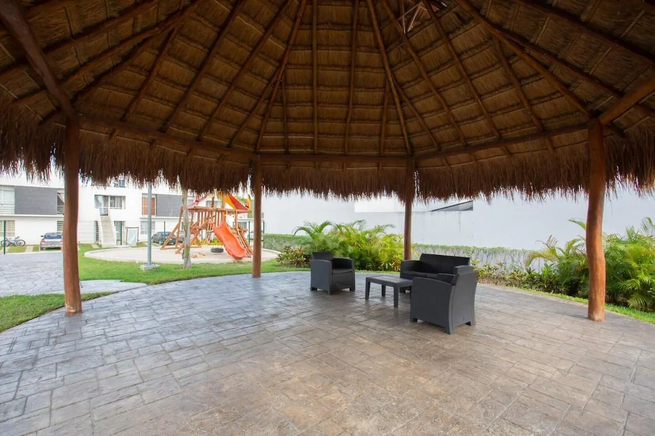 Apartamento Gema Turquesa En Privada Con Seguridad Y Familiar Apartamento Playa del Carmen México