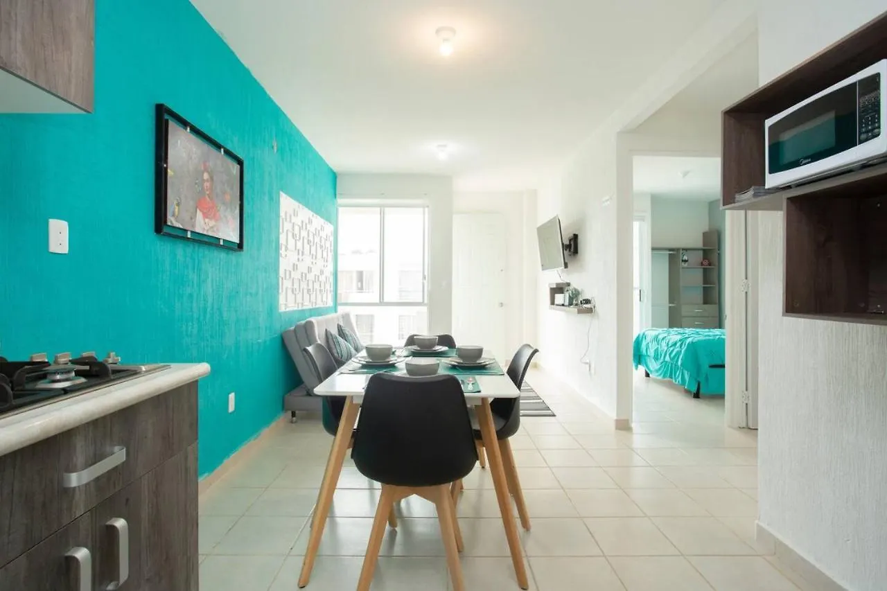 Apartamento Gema Turquesa En Privada Con Seguridad Y Familiar Apartamento Playa del Carmen