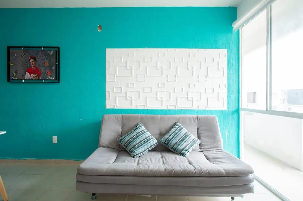Apartamento Gema Turquesa En Privada Con Seguridad Y Familiar Apartamento Playa del Carmen